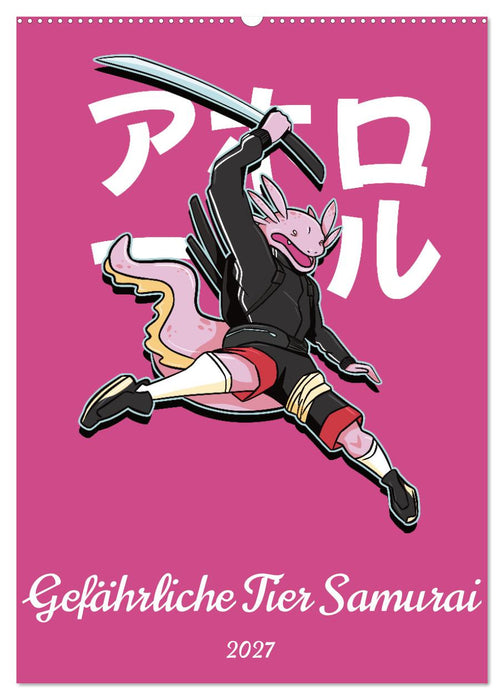 Gefährliche Tier Samurai (CALVENDO Wandkalender 2027)
