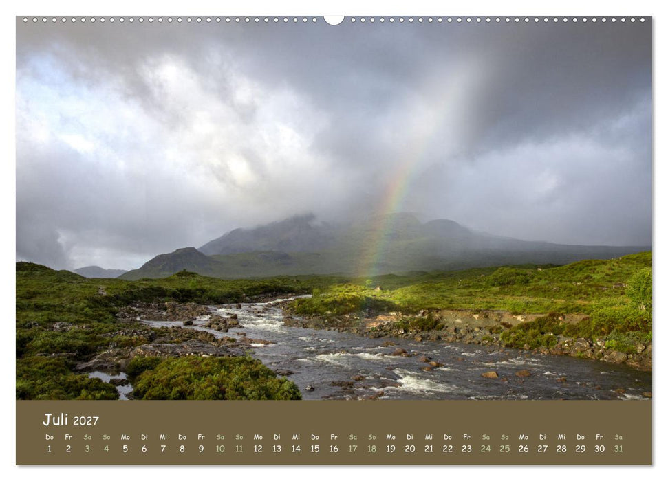 Schottland - Reise durch die Highlands und zur Isle of Skye (CALVENDO Premium Wandkalender 2027)