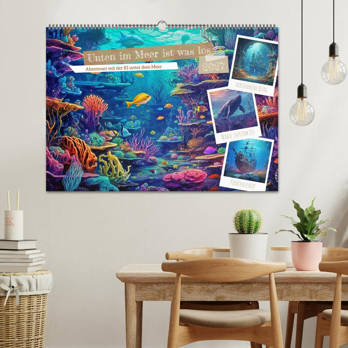 Unten im Meer ist was los (CALVENDO Wandkalender 2027)