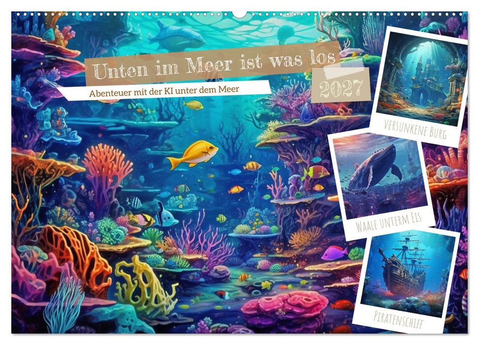 Unten im Meer ist was los (CALVENDO Wandkalender 2027)
