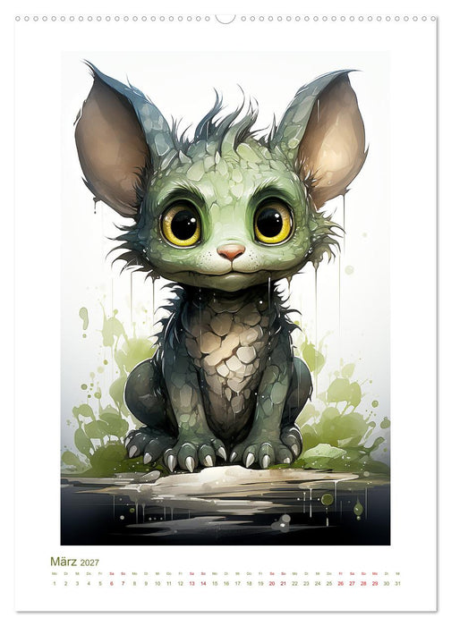 Drachenbabys (CALVENDO Premium Wandkalender 2027)