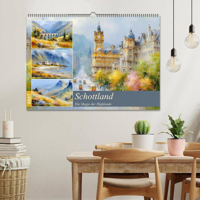 Schottland. Die Magie der Highlands (CALVENDO Wandkalender 2027)