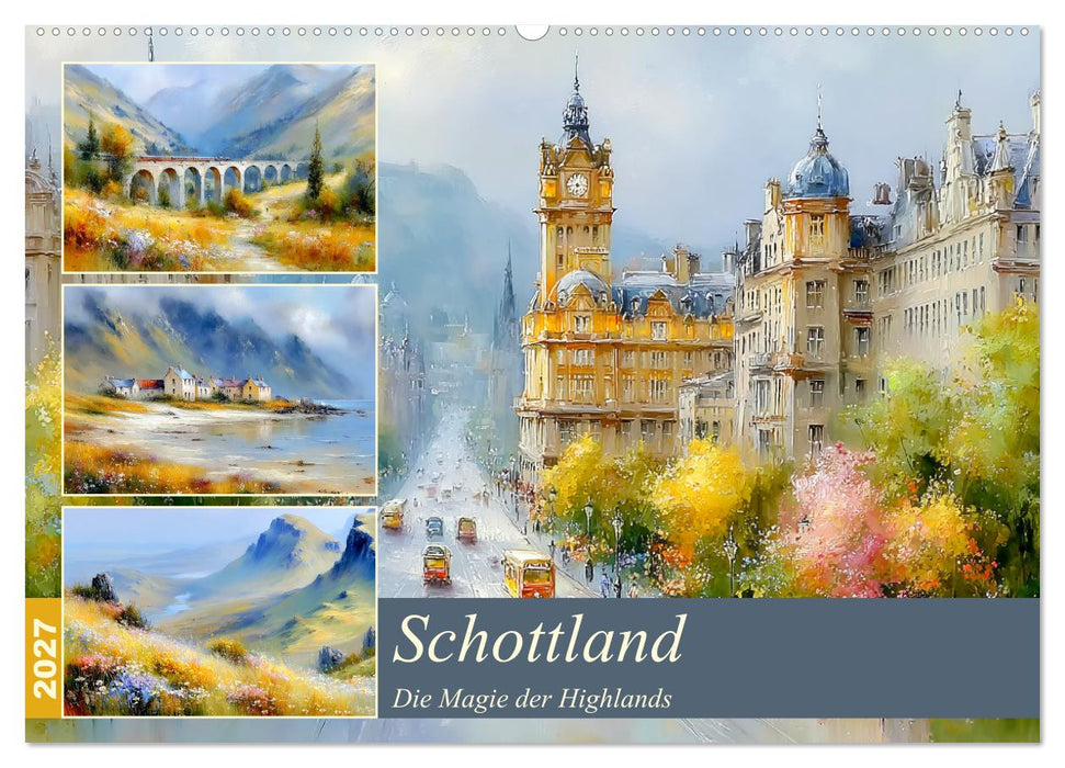Schottland. Die Magie der Highlands (CALVENDO Wandkalender 2027)