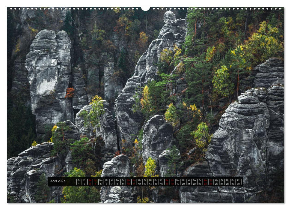 Naturparadies Sächsische Schweiz (CALVENDO Premium Wandkalender 2027)