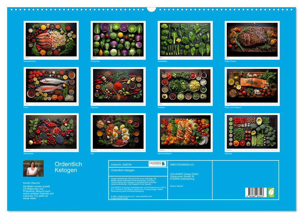 Ordentlich Ketogen (CALVENDO Wandkalender 2027)