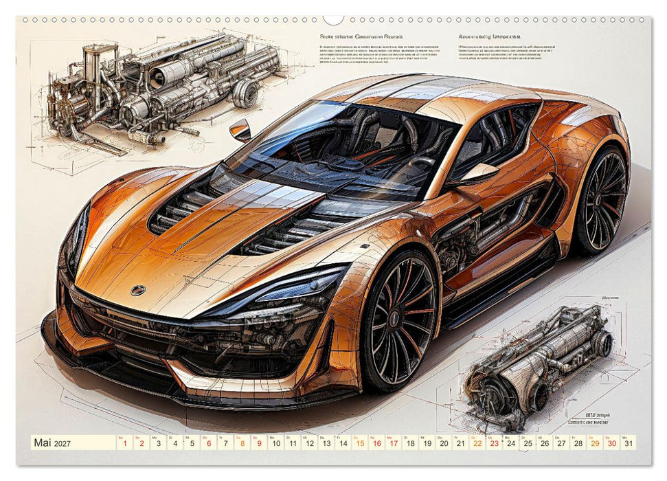 Blickpunkt Auto Design Zukunft (CALVENDO Wandkalender 2027)
