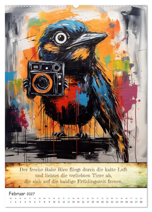 Tierische Paparazzi (CALVENDO Wandkalender 2027)