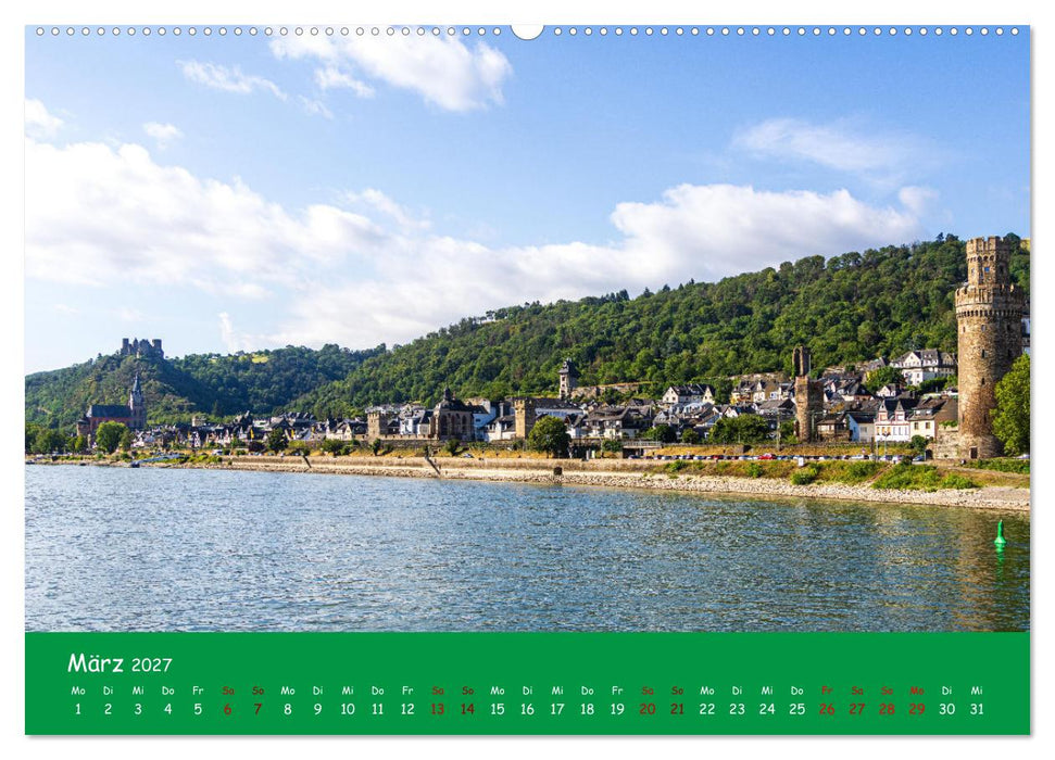 Eine Kreuzfahrt auf dem Rhein (CALVENDO Wandkalender 2027)