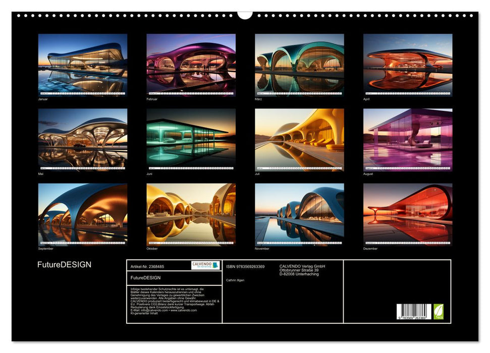 FutureDESIGN (CALVENDO Wandkalender 2027)