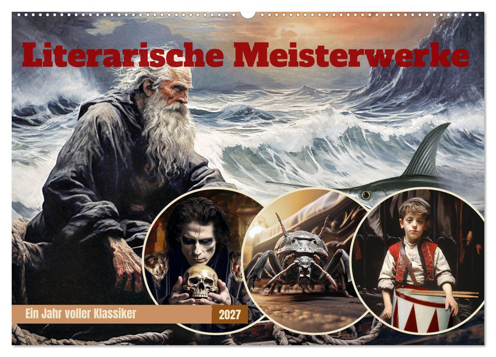 Literarische Meisterwerke (CALVENDO Wandkalender 2027)