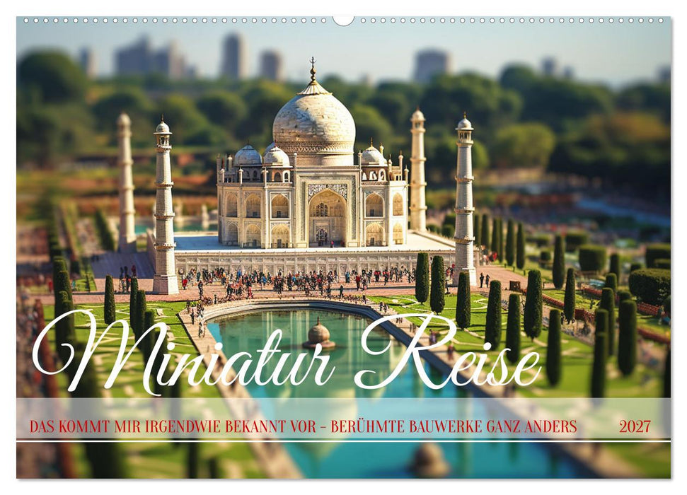 Miniatur Reise (CALVENDO Wandkalender 2027)