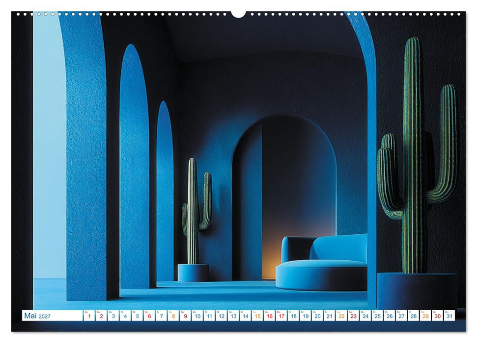 Die Ruhe hat eine Farbe: BLAU (CALVENDO Premium Wandkalender 2027)