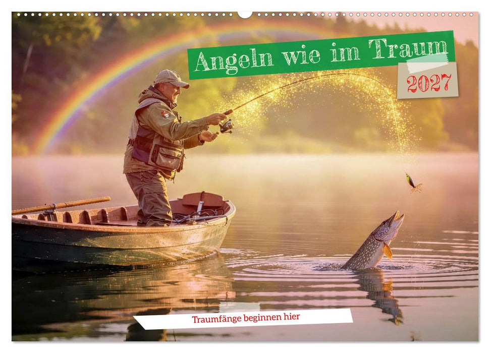 Angeln wie im Traum (CALVENDO Wandkalender 2027)