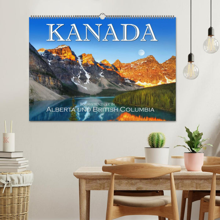 Kanada, Touristenziele in Alberta und British Columbia (CALVENDO Wandkalender 2027)