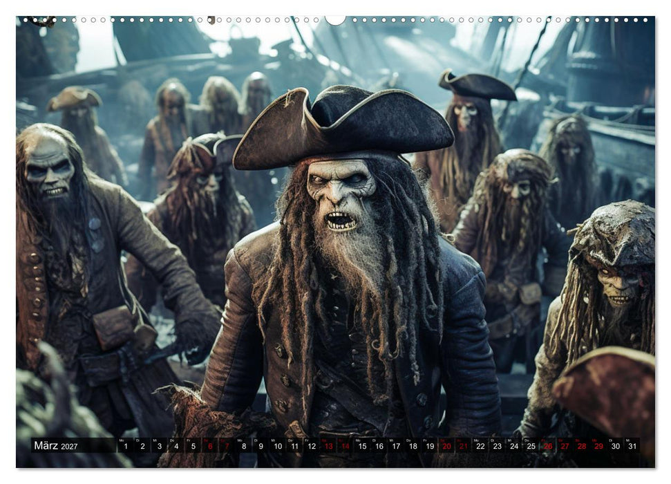 Das Piratenschiff - Willkommen in der Welt der Geister (CALVENDO Wandkalender 2027)