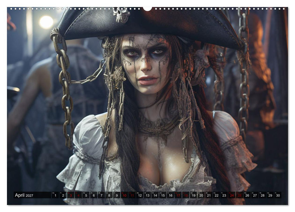 Das Piratenschiff - Willkommen in der Welt der Geister (CALVENDO Wandkalender 2027)