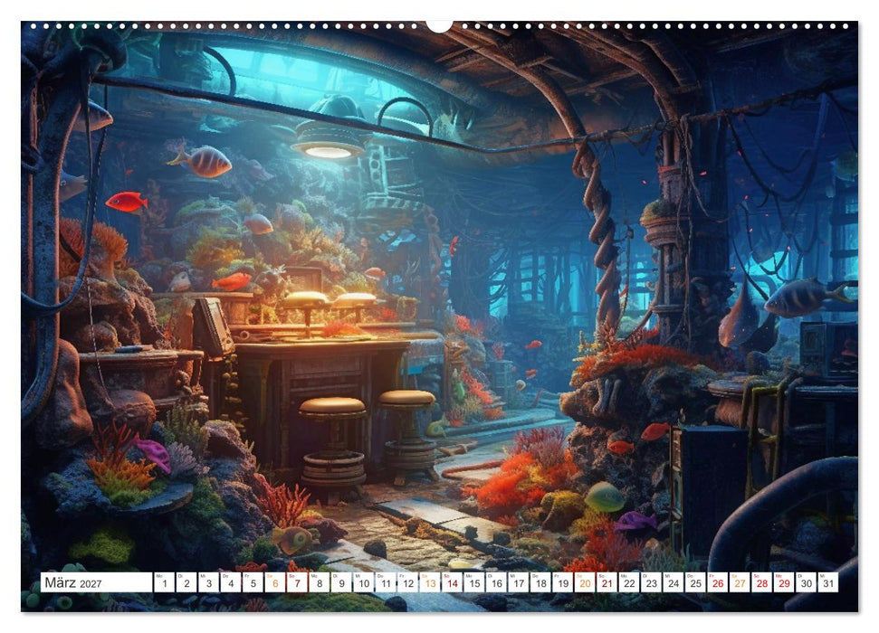 Unten im Meer ist was los (CALVENDO Premium Wandkalender 2027)