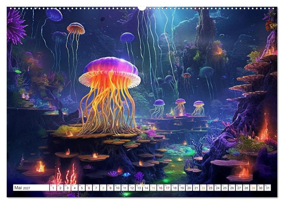 Unten im Meer ist was los (CALVENDO Premium Wandkalender 2027)
