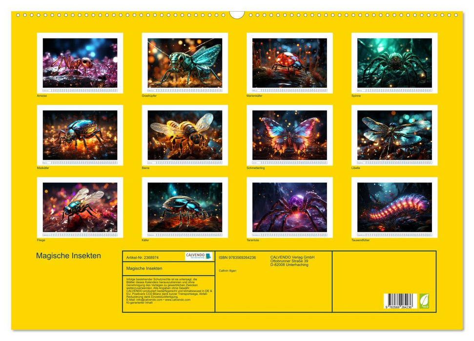 Magische Insekten (CALVENDO Wandkalender 2027)