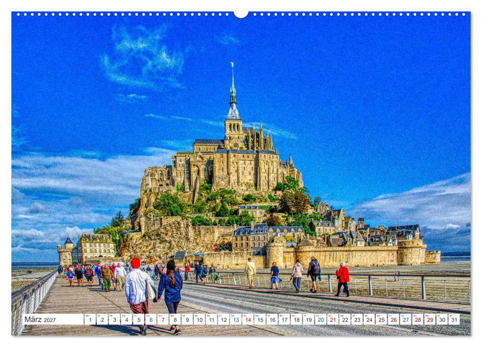 Normandie und Bretagne - Frankreichs schöner Nordwesten (CALVENDO Premium Wandkalender 2027)