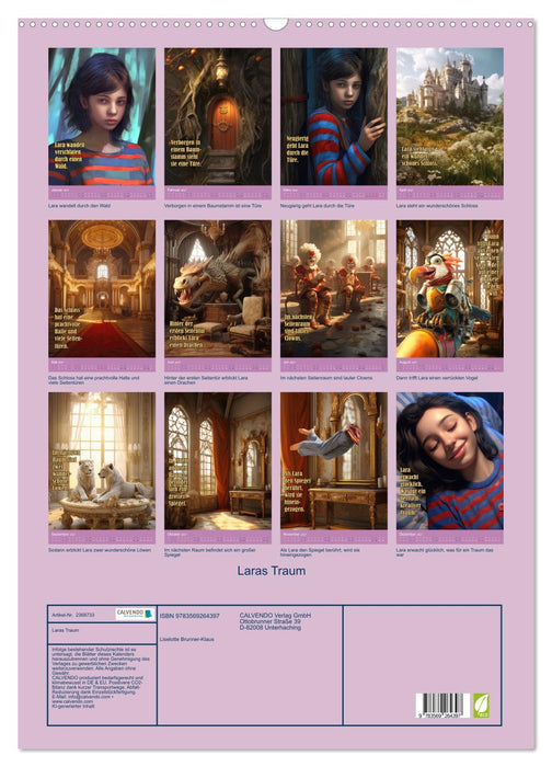 Laras Traum (CALVENDO Wandkalender 2027)