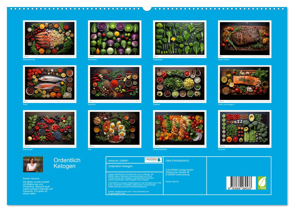 Ordentlich Ketogen (CALVENDO Premium Wandkalender 2027)