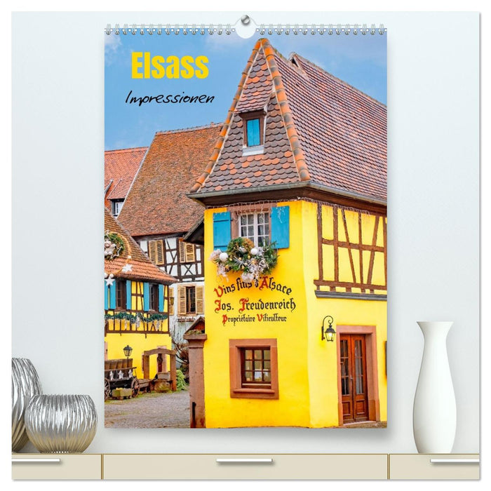 Elsass - Impressionen (CALVENDO Premium Wandkalender 2027)