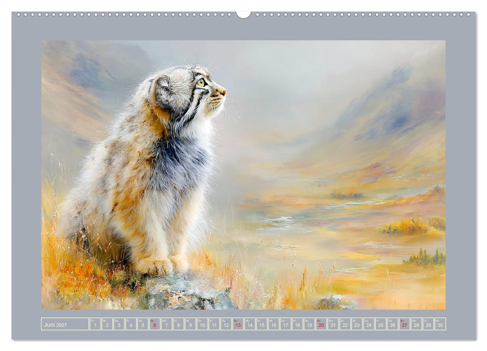 Manuls. Grimmige Flauschkugeln (CALVENDO Wandkalender 2027)