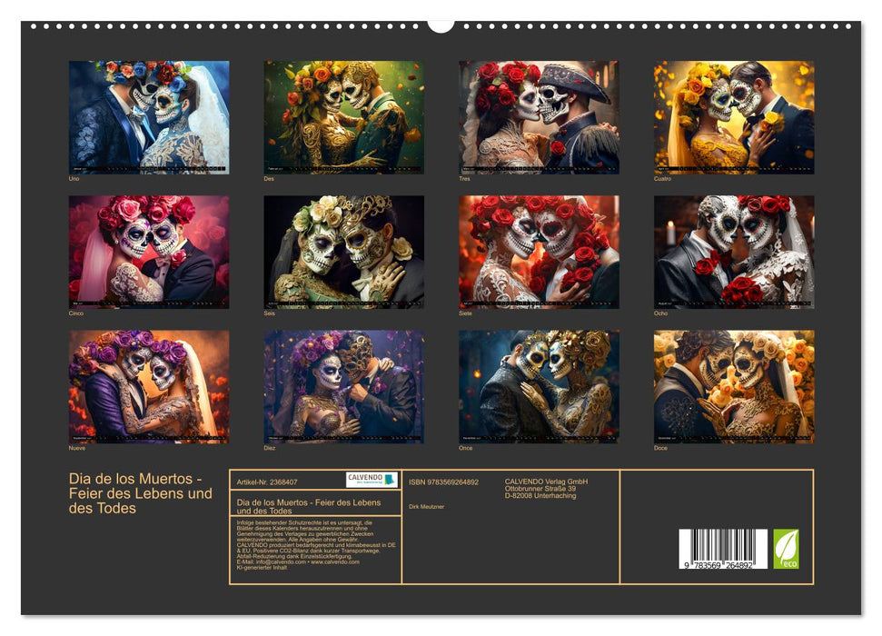 Dia de los Muertos - Feier des Lebens und des Todes (CALVENDO Premium Wandkalender 2027)