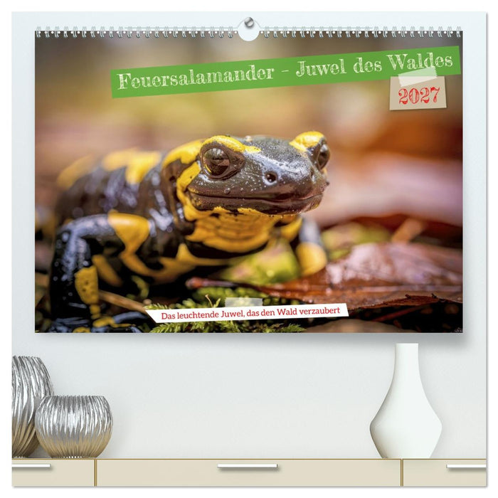 Feuersalamander – Juwel des Waldes (CALVENDO Premium Wandkalender 2027)