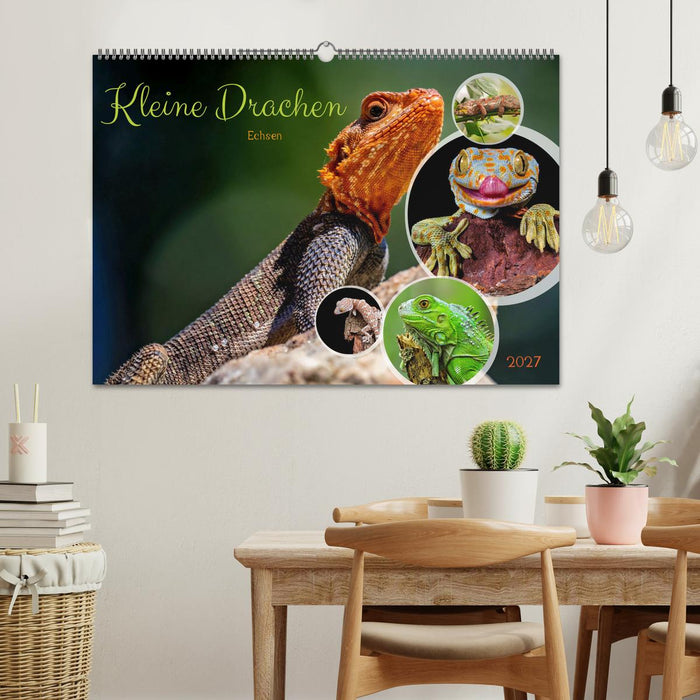 Kleine Drachen - Echsen (CALVENDO Wandkalender 2027)