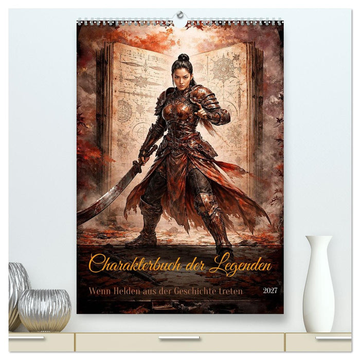 Charakterbuch der Legenden (CALVENDO Premium Wandkalender 2027)