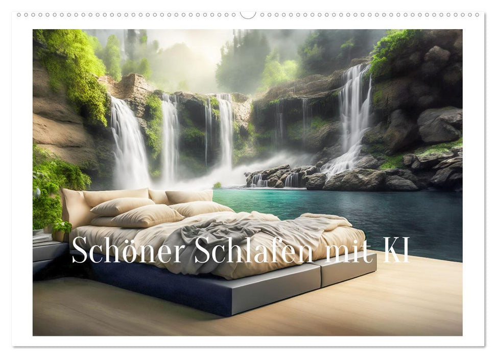 Schöner Schlafen mit KI (CALVENDO Wandkalender 2027)