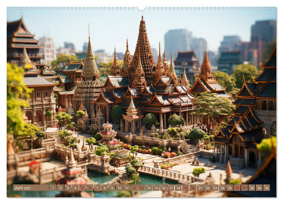 Miniatur Reise (CALVENDO Premium Wandkalender 2027)