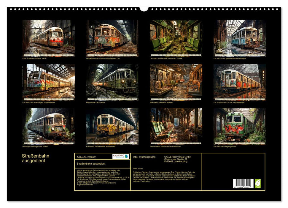 Straßenbahn ausgedient (CALVENDO Wandkalender 2027)