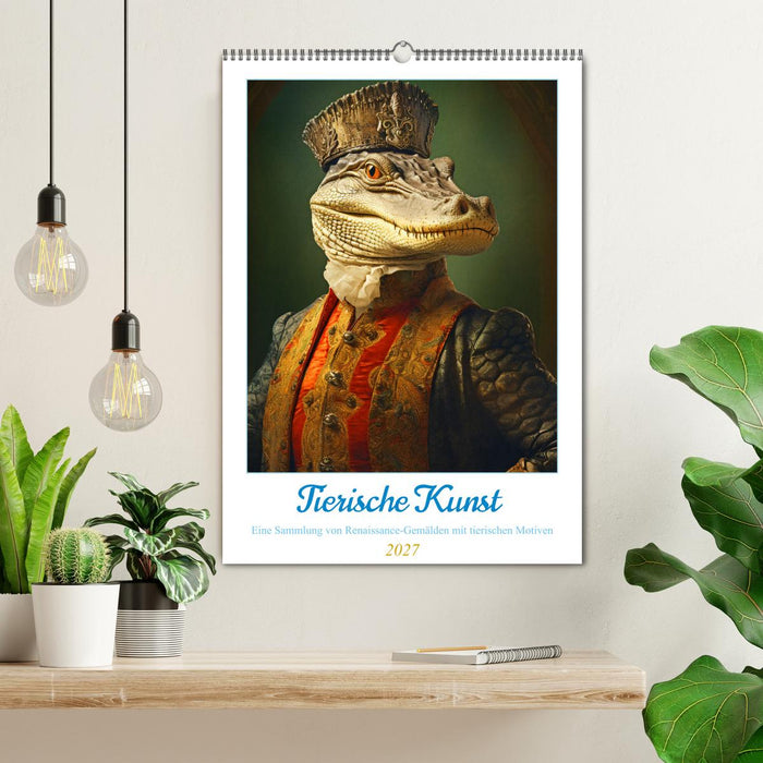 Tierische Kunst - Eine Sammlung von Renaissance-Gemälden mit tierischen Motiven (CALVENDO Wandkalender 2027)