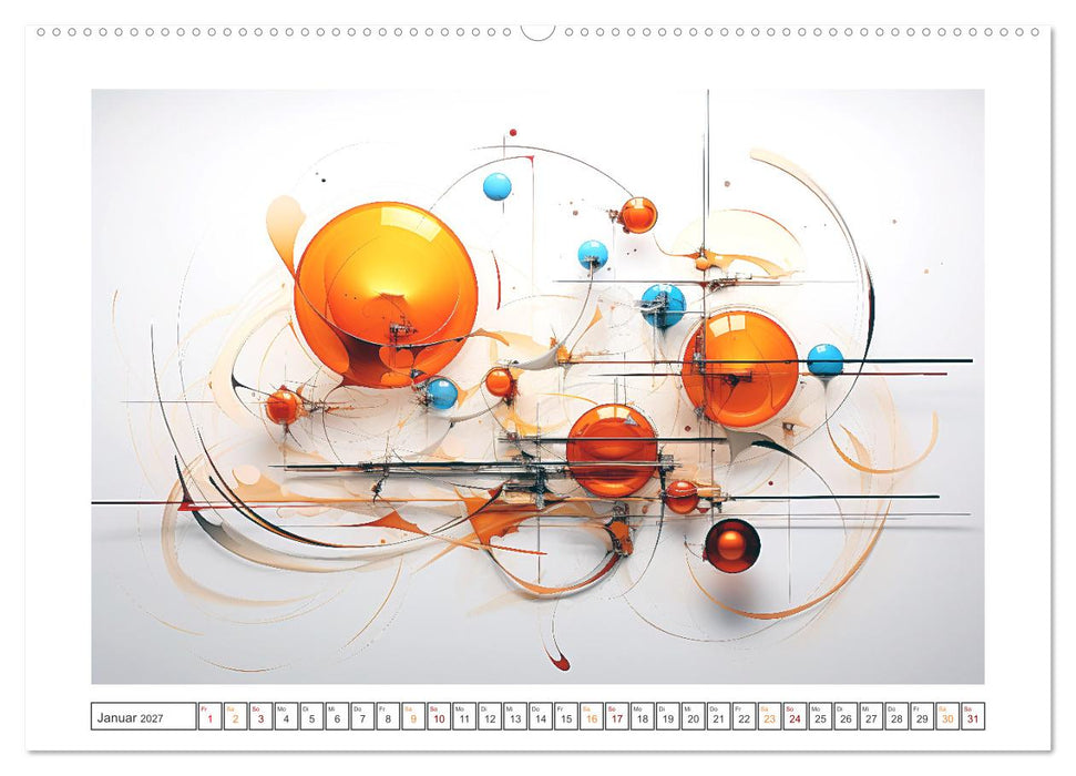 Abstrakte Visionen (CALVENDO Wandkalender 2027)