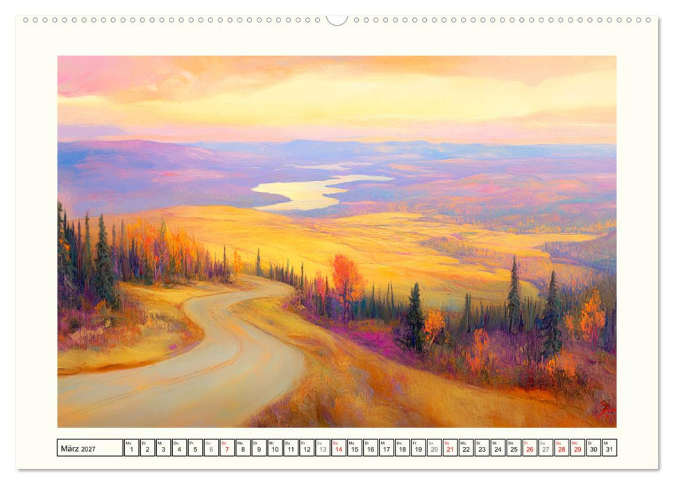 Alaska. Moderne Impressionen endloser Weiten (CALVENDO Premium Wandkalender 2027)