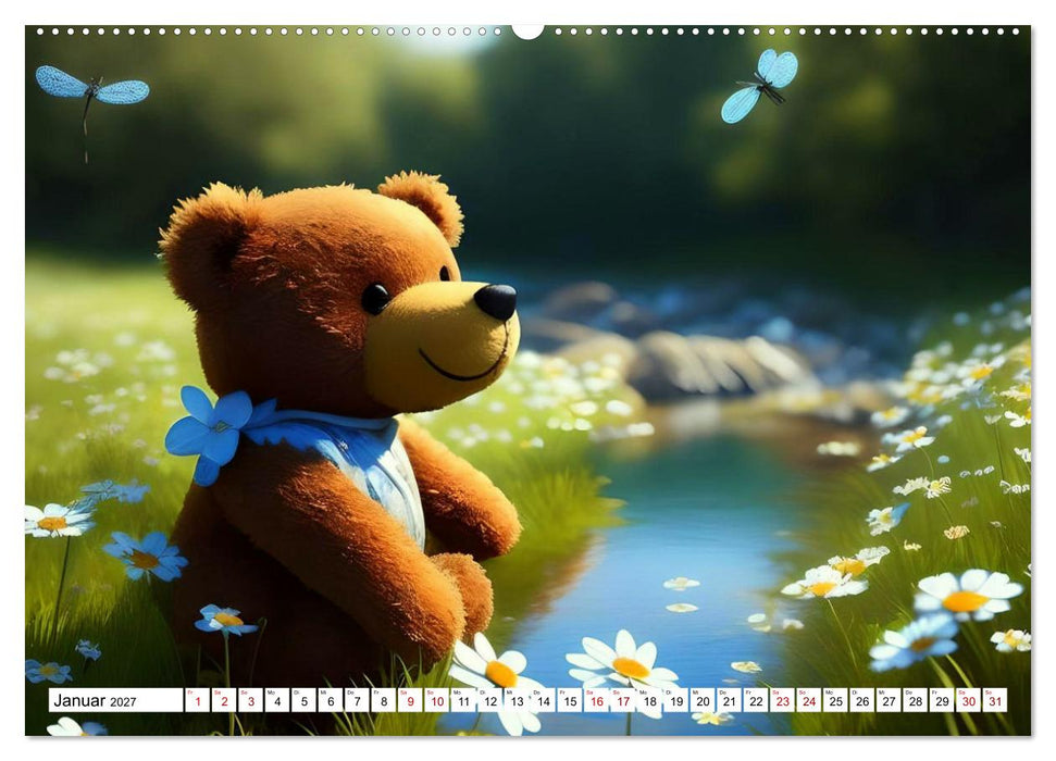 Sommerbärchen (CALVENDO Premium Wandkalender 2027)