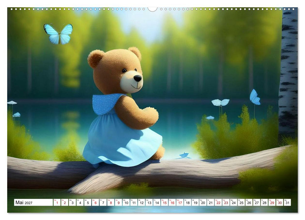 Sommerbärchen (CALVENDO Premium Wandkalender 2027)