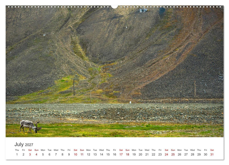 Summer at Svalbard (CALVENDO Premium-Calendar 2027)