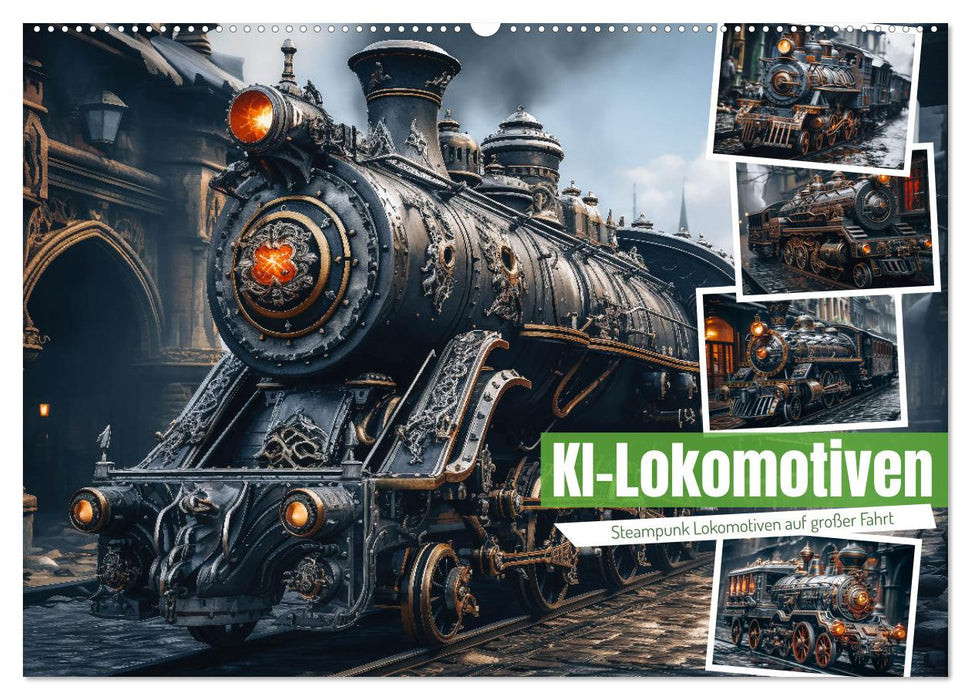 KI-Lokomotiven (CALVENDO Wandkalender 2027)