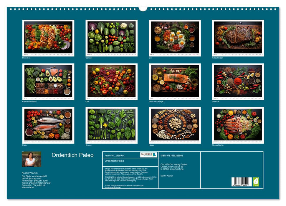 Ordentlich Paleo (CALVENDO Wandkalender 2027)