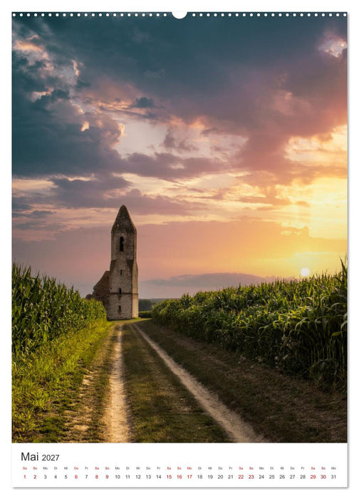 Die schönsten Orte vom Balaton nach Budapest (CALVENDO Premium Wandkalender 2027)