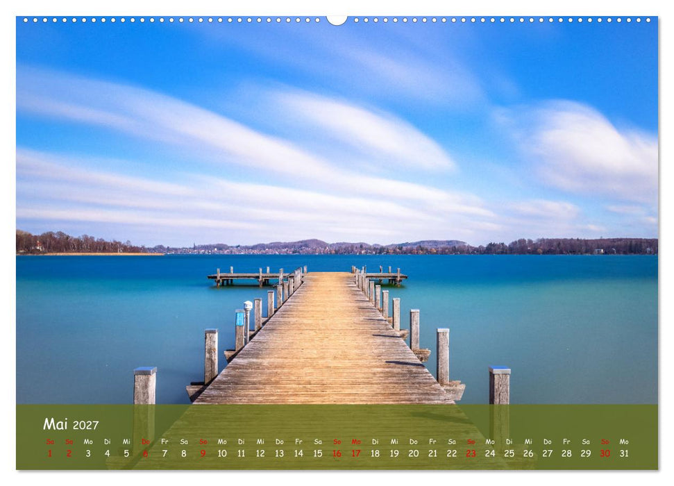 Stege - Seefotografie (CALVENDO Premium Wandkalender 2027)