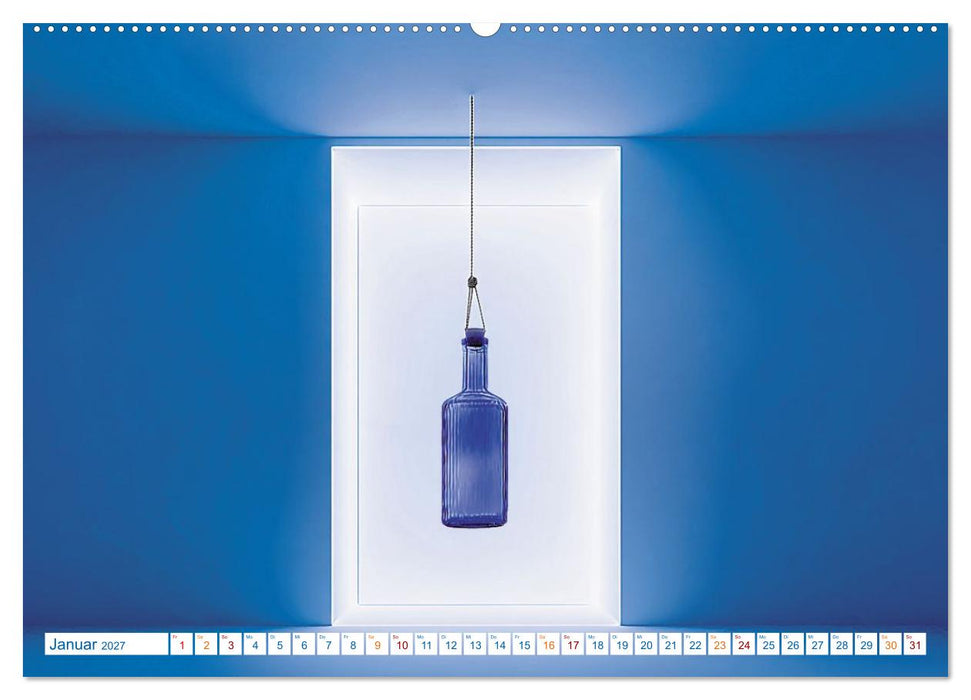 Die Ruhe hat eine Farbe: BLAU (CALVENDO Wandkalender 2027)