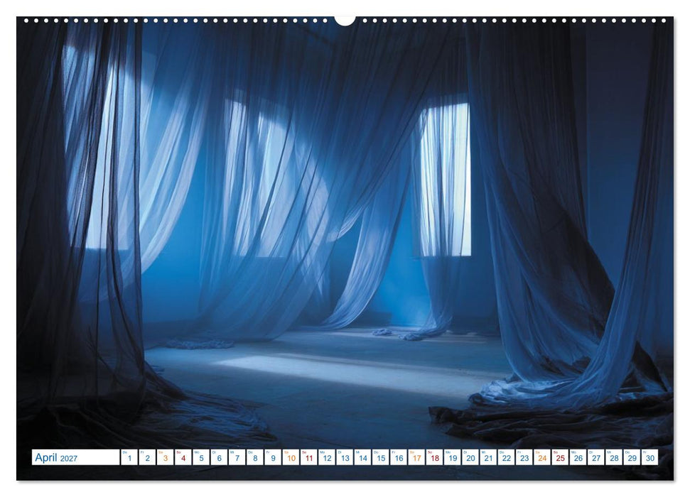 Die Ruhe hat eine Farbe: BLAU (CALVENDO Wandkalender 2027)