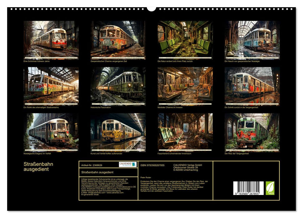 Straßenbahn ausgedient (CALVENDO Premium Wandkalender 2027)