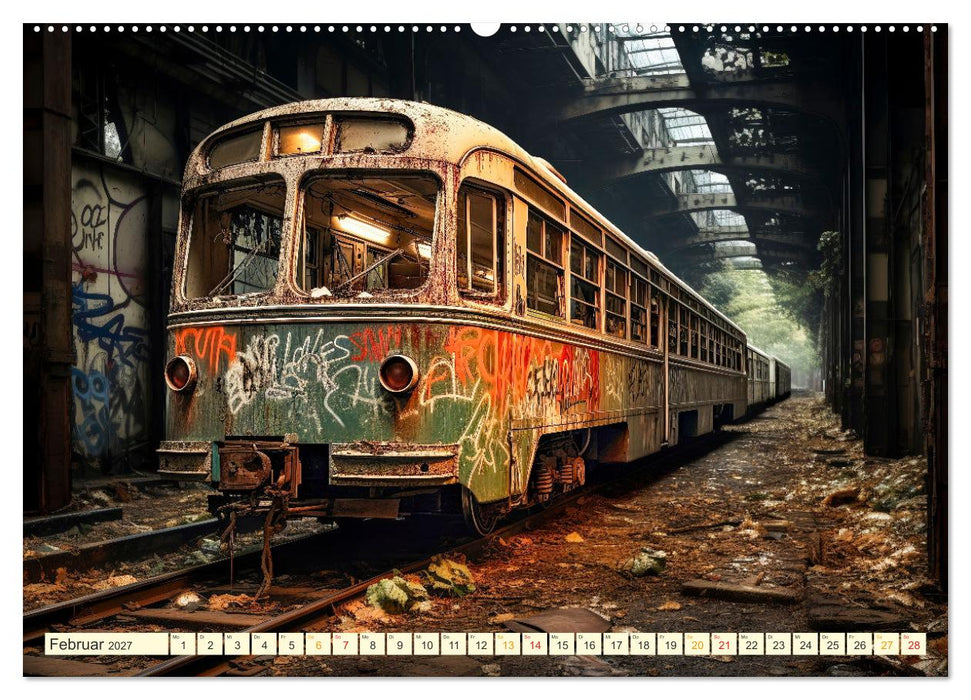 Straßenbahn ausgedient (CALVENDO Premium Wandkalender 2027)