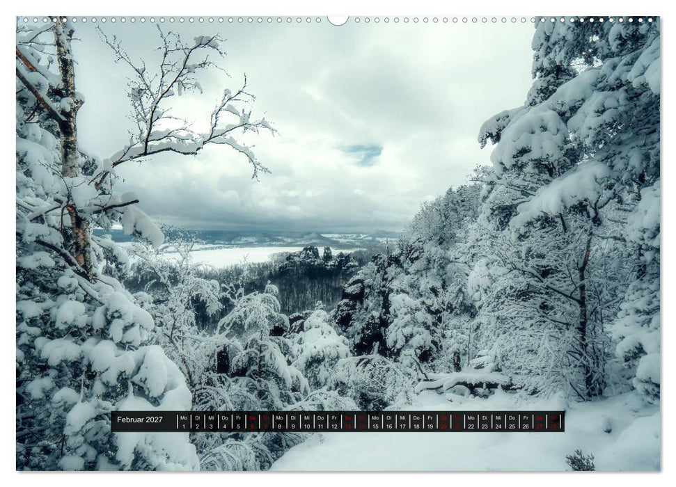 Naturparadies Sächsische Schweiz (CALVENDO Wandkalender 2027)